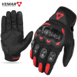 Suvised Mootorrattakindad Meeste Must S&otilde;rme puuteekraaniga Jalgrattas&otilde;idu ATV MTB Guantes Moto Luvas Rattas&otilde;idukindad Naiste Punane S