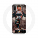 Coque Maniacase pour Samsung Galaxy A02 verstappen &eacute;clair Formule 1 Casque F1