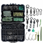 420 tk / karp karpkalap&uuml;&uuml;gitarvete komplekt, sealhulgas boiilis&ouml;&ouml;t, kruvitarvikud, p&ouml;&ouml;rdkonksud, sasipundumisevastased varrukad, konksupea helmed 420Pcs/Set