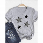 Tee Basic Clothing Naiste riided Prindiga T-s&auml;rk Leopard Love Heart Trend Cute Summer Top Mood l&uuml;hikeste varrukatega graafiline T-s&auml;rk S