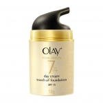 Olay Total Effects p&auml;evakreem v&otilde;itleb 7 vananemism&auml;rgiga tundlikule, normaalsele, kuivale, rasusele ja kombineeritud nahale, 50 g