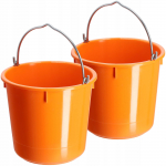 KADAX Wiadro Wiaderko Budowlane 12L 25kg mocne 2szt.