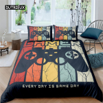 3 tk M&auml;nguri tekikoti komplekt Voodipesu Queen King Lapsed Poisid T&uuml;drukud Voodikomplekt M&auml;ng tekkikott Tekikott Pol&uuml;ester Voodipesukomplekt EU single(135x200cm)