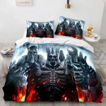 3D Prinditud The Witchers Voodipesu Komplekt Poistele T&uuml;drukutele Twin Queen Suurus Tekikott Padjap&uuml;&uuml;r Voodi Lapsed T&auml;iskasvanud Kodutekstiil EU Single 135x200cm