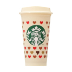 Starbucks Starbucks Valentine 2023 korduvkasutatav tass 473ml beige