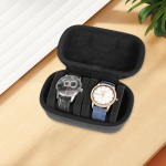 Watch Travel Case, 2 Slots Single Storage Box, Fits all Wristwatches and SmartWatches