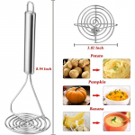 1 tk roostevabast terasest kartulipudrumasin, kartulit&ouml;&ouml;tleja, k&auml;simaster kartulipudru jaoks 1Pc