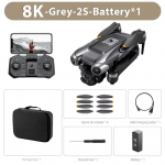 2025. aasta UUS V600 RC droon 5G 8K HD ESC aerofotograafia kahe kaameraga optilise voolu positsioneerimine takistuste v&auml;ltimine harjadeta nelja rootoriga lennukim&auml;nguasi kingitus 8K 3 Battery h&otilde;be