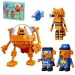 Dog Man Klotsikomplekt Petey Kass Kutsikas Sarah Hatoff M&auml;nguklotsid Anime moc Kujukesed Mudelid M&auml;nguasjad J&otilde;ulukingitused(529 TK)