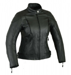 GearX Impact naiste mootorratta jope, naiste mootorratta nahkmantel XL