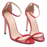 Suured sandaalid Kingad Naised Suvi k&otilde;rged kontsad sinised Seksikad tantsuklubi kingad pahkluupildiga mood zapatos de mujer stiletto ty 4 punane