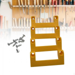 4-osaline m&otilde;&otilde;dulindihoidja garaažihoidiku korraldaja Lihtne paigaldada t&ouml;&ouml;riistahoidjate riidepuu must