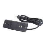 S&uuml;vistatav vooluriba 20 W PD kiirlaadimisseif, 1 pistikupesa 2 USB 1 t&uuml;&uuml;p C s&uuml;vistatav lauakontakt