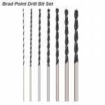 Brad Point puuriterade komplekt, eriti pikk, 300 mm keskpunkti lokaator Twist s&uuml;sinikterasest puidut&ouml;&ouml;tlemine lehtpuidust vineerist plastist alumiiniumist