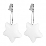 2 Pcs Handbag Lamp with Clamp Heart Round And Star Shape Touch Control Battery-operated Bright White Light Clip or Hang in Bag Clutch Pendant Lamp B