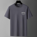 Suure suurusega S-6XL Puhtast puuvillast meeste T-s&auml;rk L&uuml;hikeste varrukatega poisi T-s&auml;rk 4XL