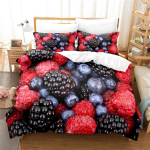 Piim-maasikas magus tekikott komplekt moodne noorte voodipesu komplekt linane kuninganna suurusega vooditekk kattekomplekt laste voodipesu komplekt 150x200cm 3pcs red