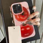 Nahatunnetusega telefoni&uuml;mbris iPhone 11 13 16 Pro Maxile, iPhone XR XS Maxile, 14 15 Pro Maxile, 12 13 Pro Maxile, 16 Plusile, 13 Prole, 14 Prole, multifilmimaalinguga makarooniv&auml;rvides iPhone 16 Pro Max roosa