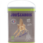 Jeu de construction - Baril de 200 planchettes en bois - JOUECABOIS - Fabriqu&eacute; en France par Mecabois