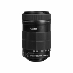 Canon EF-S 55-250mm F4-5.6 IS STM suumobjektiiv must