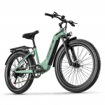 KAKABIKE K500 elektrijalgratas 1000W harjadeta mootor 48V 17,5AH h&uuml;drauliline pidur Linna elektrijalgratas 26 rasvarehvi elektrijalgratas 1000W 45KM/H JOO1 roheline