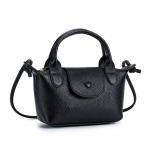 Ehtsast nahast Crossbody k&auml;ekott Mini pealmise kihiga veisenahast trendikas &otilde;lakott naistele Moodne v&auml;ike kandiline kott k&auml;ekott must