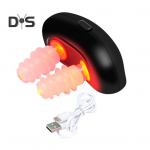 Punase valgusega ninateraapia seade Siinuse leevendamise riniidi s&uuml;mptomid Rahustav USB-laetav kaasaskantav infrapuna-nina rahustav instrument must