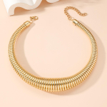 Liialdatud ketiga hiphop-kaelakee naistele, punkroki madu ehete aksessuaar