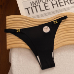 J&auml;&auml;siidist &otilde;mblusteta stringid naistele - Puhas puuvill, Madala v&ouml;&ouml;kohaga, Suur suurus L (50-60 kg)