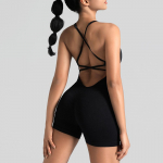 Women's Seamless Yoga Outdoor Beauty Back Sports Underwear Peach Hip Fitness Halter Tight Bodysuit S must