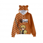 Laste Demon Slayer: Kimetsu no Yaiba 3D Kassik&otilde;rvadega Kapuuts Adult M