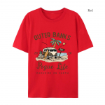 Naiste puuvillane T-s&auml;rk varrukatega Outer Banks puuvillane T-s&auml;rk graafiline anime tr&uuml;kiga pullover meeste puuvillane T-s&auml;rk naiste riided S
