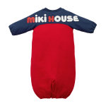 K&otilde;ik Kombinesoon Romperid Logo poisid T&uuml;drukud Beebiriided Beebipunane x Navy [MIKI HOUSE] Kahesuunaline 40-2674-571 50-70cm red