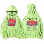 Imagine Dragons Loom Tour 2025 kapuutsiga meeste hiphopb&auml;ndi pusad, unisex t&auml;navariietus, fliisist mugavad pehmed dressipluusid XL