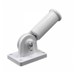 180-kraadine reguleerimine Seinale kinnitatav lipuvarda kronstein Alumiiniumisulamist seinalipuhoidja lipuvarda kinnitusalus koos tarvikutega valge