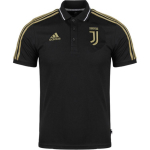 Adidas Juve Mugav Stiilne Vabaaja L&uuml;hikeste Varrukatega Polo S&auml;rk Meeste Polo S&auml;rgid Must DP3824 S