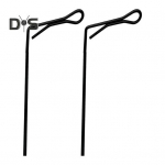 2/3/4/5/6/8/10 tk Tugev metallist tagurpidi viirukipulga hoidik Viirukipulga tugiraam Alust ei kuulu komplekti Tuhap&uuml;&uuml;dja Rauast pulga asendaja 2pcs