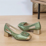 Cresfimix naiste klassikalised mustad seemisnahast kvaliteetsed kerged kevadised slip-on ruudukujulise kontsaga kingad seksuaalseks peo&ouml;&ouml;klubi jaoks ba375 35