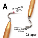 1 pc or 2 pcs or 4 pcs Dental Hand Pluggers NITI Flexible Tip Dentist Endodontic Instruments Dental Probe Fill Obturation Endo Materials 1 piece A