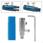 Broken Faucet Extractor Damaged Water Valve Removal Tool Steel Effective for 1/2 inch 3/4 Pipe blue