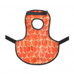 Kanap&otilde;lle seljakaitse reguleeritava rihmaga Kerge ja h&otilde;lpsasti kasutatav Sulgedest taastuv p&otilde;ll Kana- ja kanapaarutussadul punane