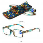 Naiste lugemisprillid riidest &uuml;mbrisega Sinised valgust blokeerivad prillid &Uuml;likerged uhked prillide komplekt Suurep&auml;rane kingitus +1.0