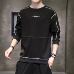 Uus dressipluus Meeste kevadine pikkade varrukatega T-s&auml;rk Korea stiilis Ins Casual Pullover alumine s&auml;rk Top Meeste moesuund M