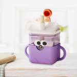 Baby Starter Training Cup 10 oz Cartoon Leakproof Food Grade Portable Sippy Water for roheline
