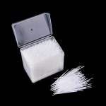 1100 pulka/karbi kahvatuid hambaorke Kahesuunaline hammastevaheline hambahari Plastikust hambakork Suuh&uuml;gieen 6,5 cm hambaharjad A