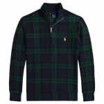 Polo Ralph Lauren Kampsun FW24 Ruuduline T&otilde;mblukuga Kaelaga Pullover Pikkade Varrukatega Laste kampsun Roheline CWPOKNIY8021246-999 XL