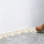 2M veekindel korpus, isekleepuv p&otilde;randaliist, 3D seinakleebis, paksendatud kokkup&otilde;rkevastane kaunistus, lastenurgajoon 2m helebeež v&auml;rv