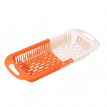 K&ouml;&ouml;gis Skaleeritav Valamu Kohal Laiendatav &Otilde;huke N&otilde;ude Kuivatuskorv Multifunktsionaalne Korraldaja Perforeerimata N&otilde;ude Kuivatusrest oranž