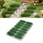 Statics Grass Tufts Accessories High Performance Vegetation groups Artificial Model Spring Green