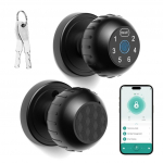 Nutikas K&auml;epide Ukselukk S&otilde;rmej&auml;lje Bluetoothi rakenduse juhtimine Automaatne lukustus Kodu- ja kontori turvalisus Elektrooniline vargusvastane lukk 4 in 1